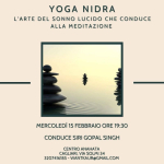 Yoga Nidra - Mercoledì 15 Febbraio 2023
